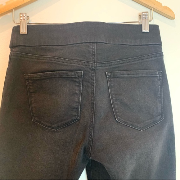 Nine West Heidi Pull-On Straight Leg Black Jean Size 6 - Picture 7 of 9